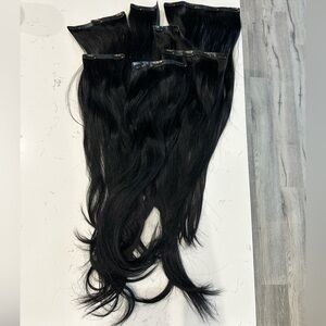 BELLAMI HAIR SILK SEAMT™ CLIP-IN, JET BLACK 24”